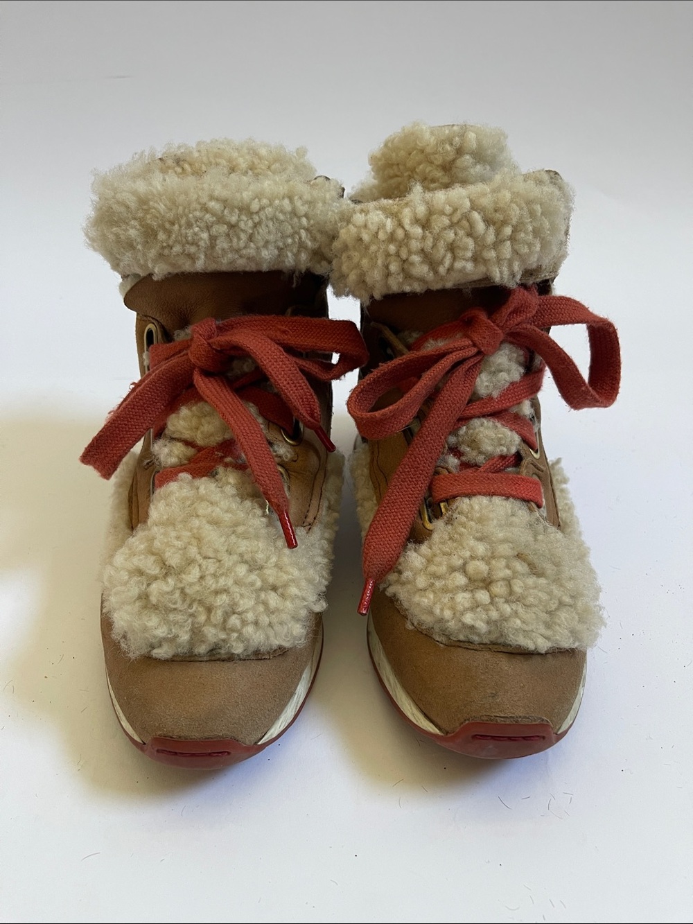 Vivienne Westwood 3 Tongue Shearling Trainer Sneakers AW16 US 7 - Picture 8 of 15